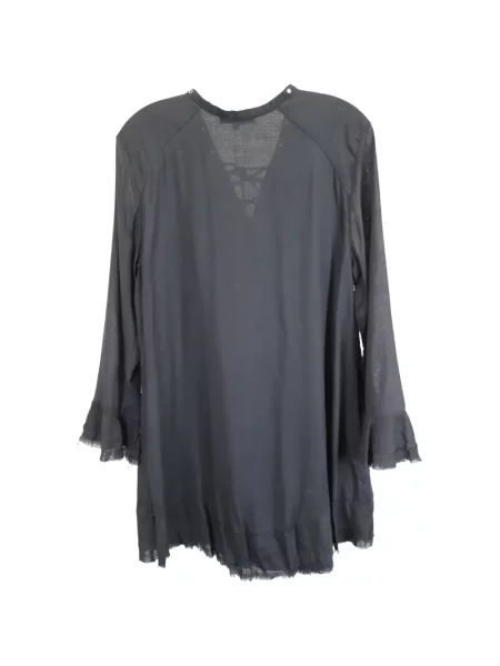 Rochie mini Iro cu maneci evazate de costum negru