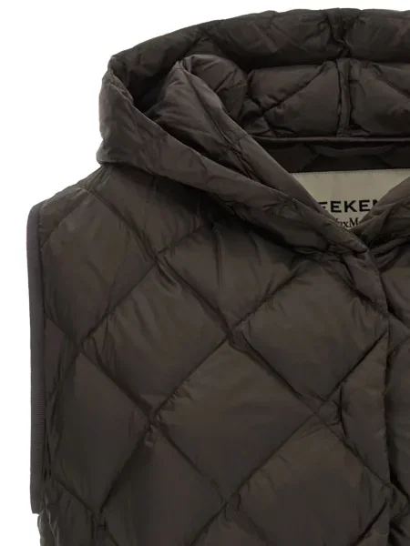 Vestă Weekend Max Mara cu glugă maro