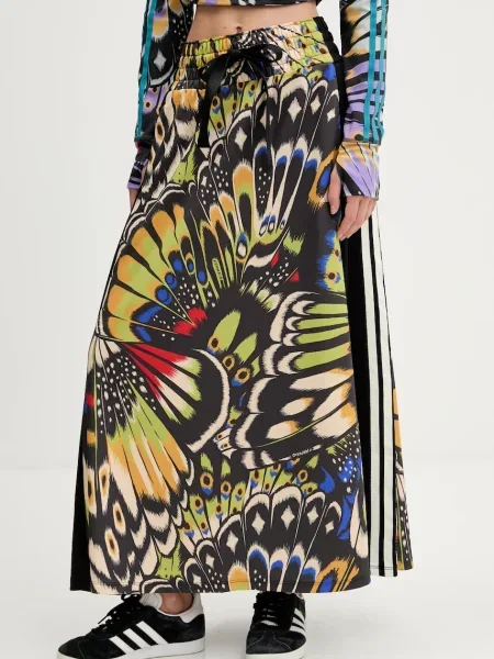 Adidas spódnica x Farm Rio maxi prosta czarny