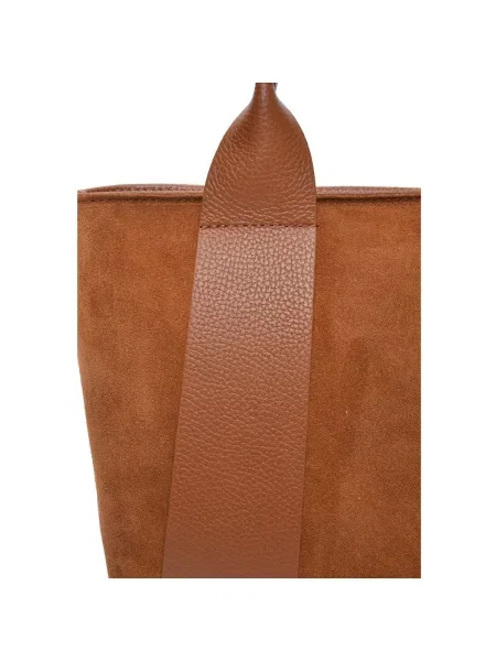 Geantă shopper Luisa Vannini maro