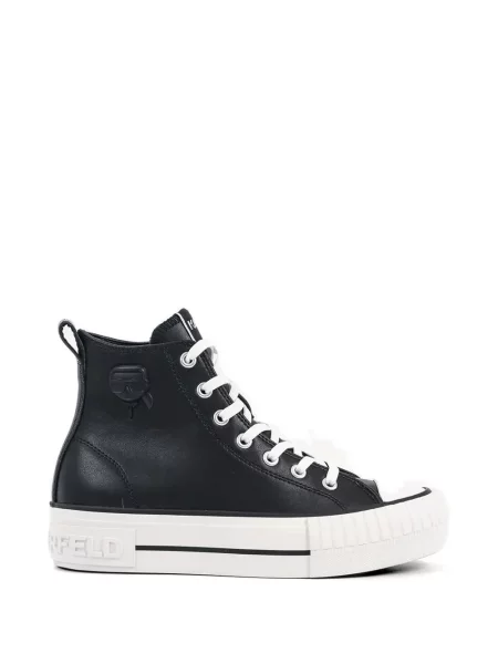Top Karl Lagerfeld cu platformă negru