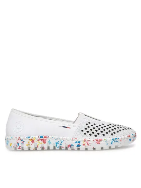 Rieker Pantofi alb