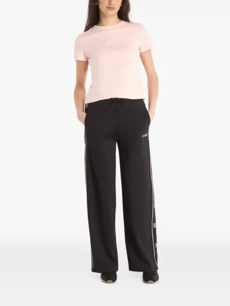 Stras tricou Guess roz
