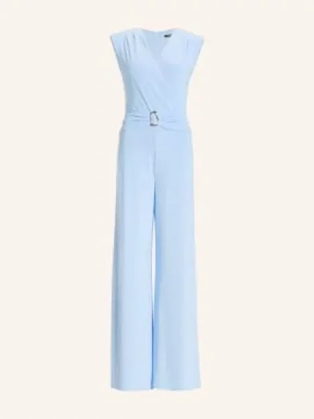 Swing Jerseyový Overal tmavě / stříbrná modrá