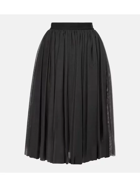 Midi krilo Dolce&gabbana iz tila siva