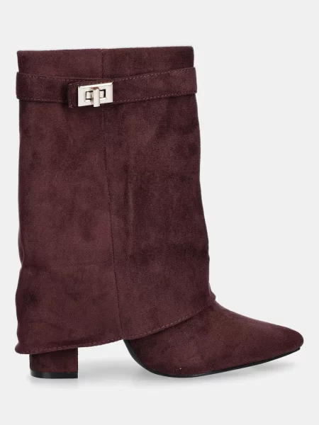 Черевики Answear.LAB блок злегка утеплена бордовий