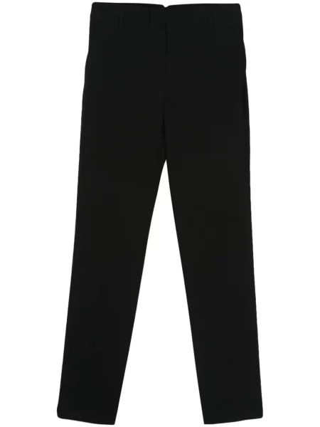 Pantaloni Ami Paris din crep negru
