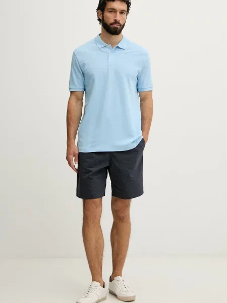 Tricou polo Gant albastru