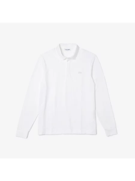 Поло Lacoste белое