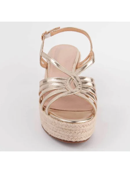 Pantofi Montevita auriu