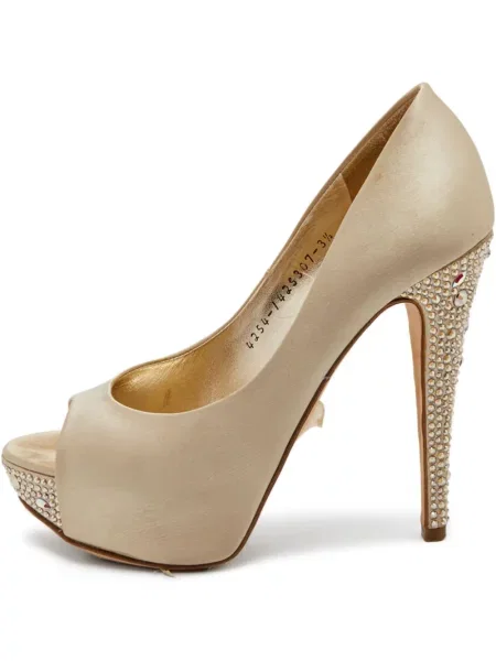 Pantofi cu toc Gina de cristal