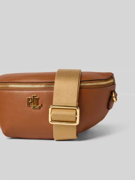 Lauren Ralph Lauren torebka skórzana brązowy