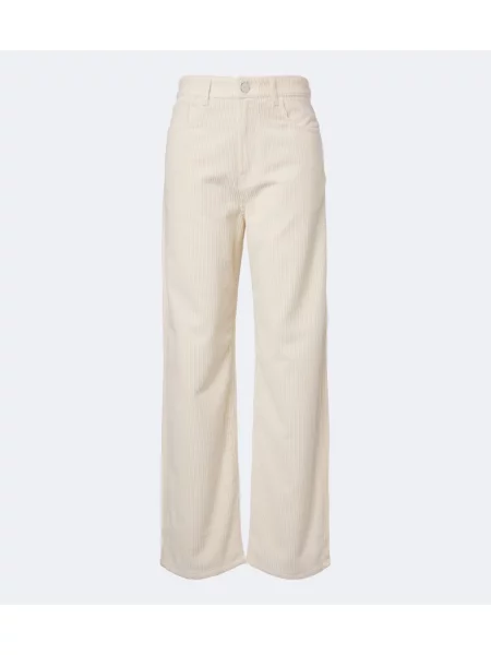 Pantaloni Róhe de catifea cord alb