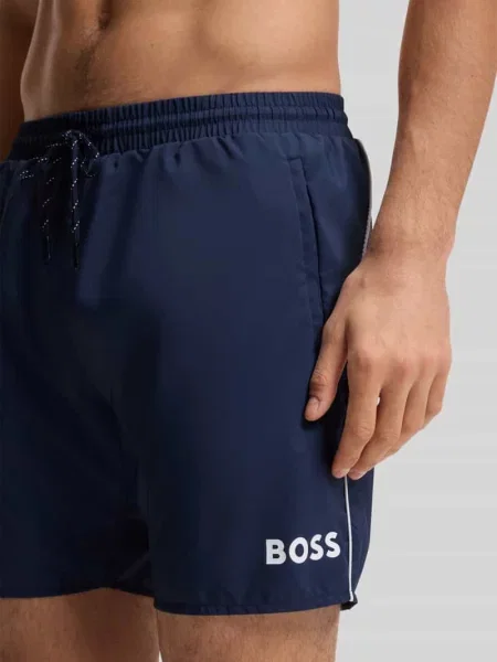BOSS szorty kąpielowe Starfish niebieskie