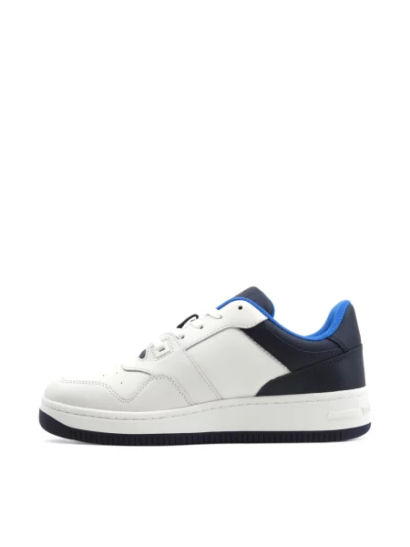Sneakersy Tommy Jeans skórzane białe
