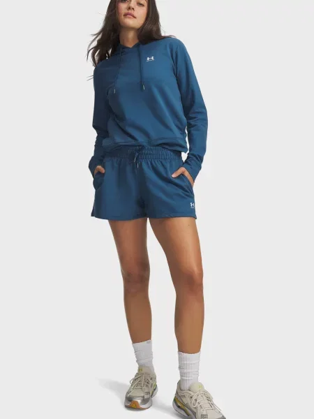 Махровые короткие спортивные шорты Under Armour синие
