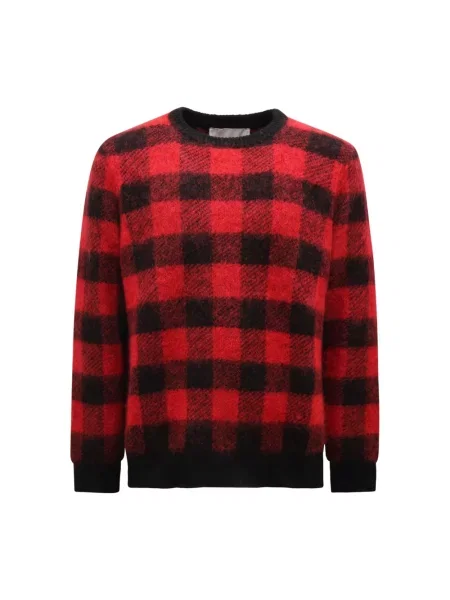 Sweter Amaránto wełniany czerwony