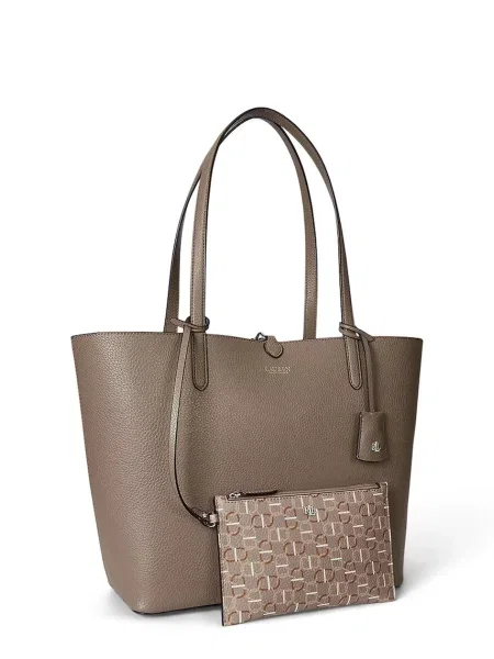 Lauren Ralph Lauren torebka dwustronna brązowy