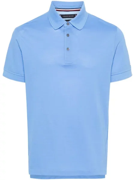 Polo Tommy Hilfiger cu broderie albastru