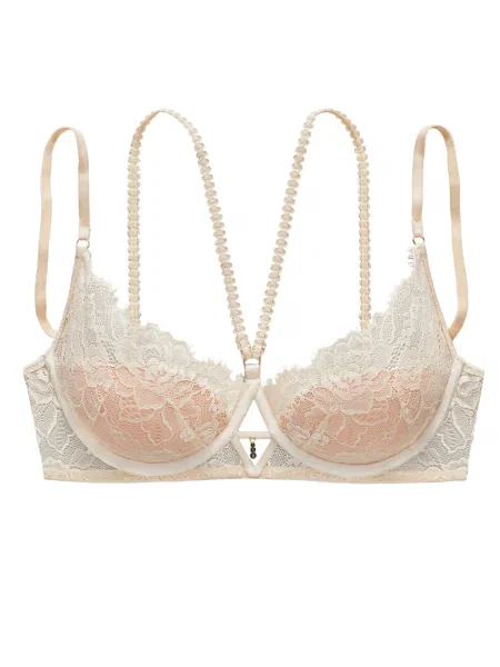 LASCANA Nedrček Push-up bra' rjava