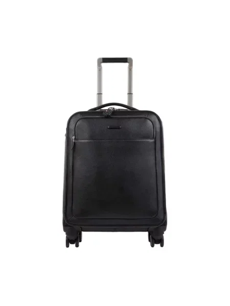 Torba na laptopa Piquadro skórzana czarna