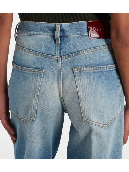 Blugi evazați Gucci albastru