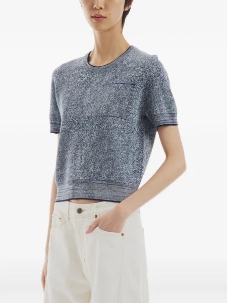 Tricou Crush Collection cu decolteu rotund albastru