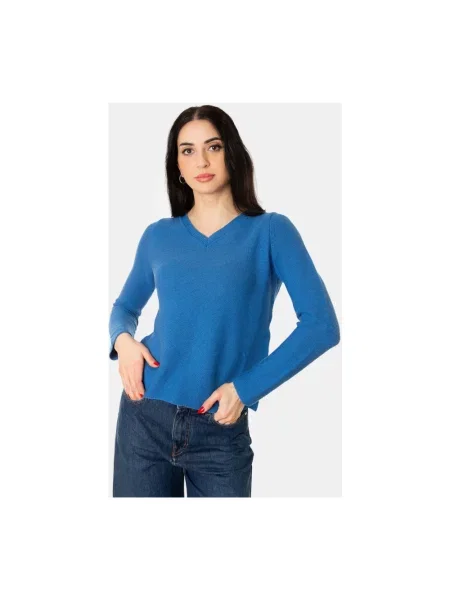 Sweter Weekend Max Mara niebieski