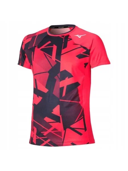 Koszulka sportowa Mizuno DB Shadow Graphic SS Tee czerwona