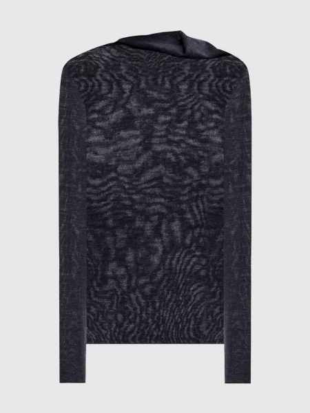 Джемпер з вовни Carven сірий