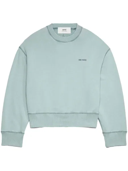 Суитчър Ami Paris бродиран синьо