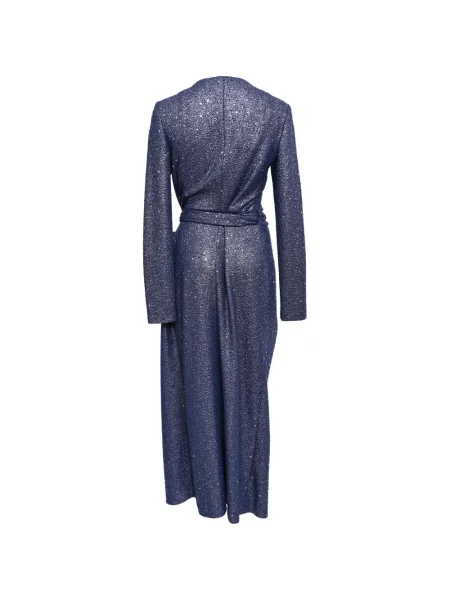 Rochie maxi Talbot Runhof plic albastru