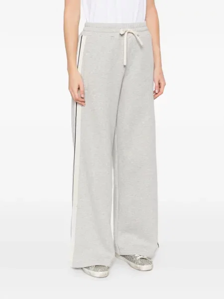 Pantaloni Palm Angels cu dungi gri