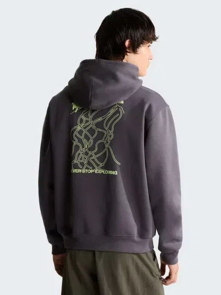 Худи The North Face серое