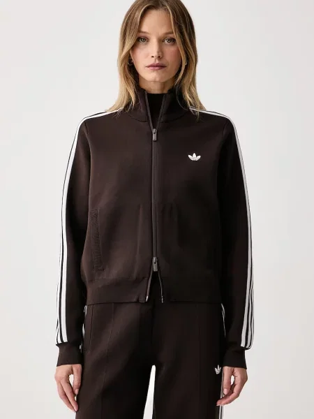 Adidas Originals bluza rozpinana Adilenium Season 6 Knit brązowa