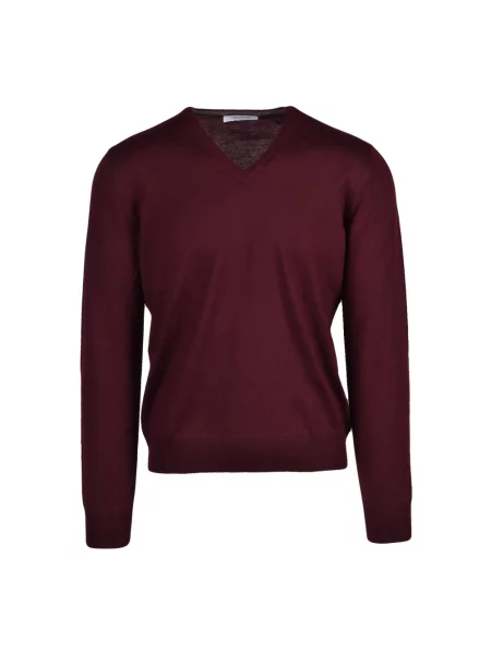 Sweter Gran Sasso wełniany czerwony