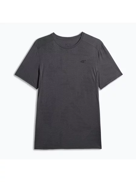 Tricou de antrenament bărbați 4F Athletic FNK black allover negru