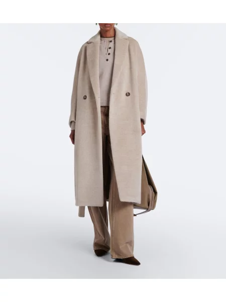 Palton 's Max Mara de lână plic gri