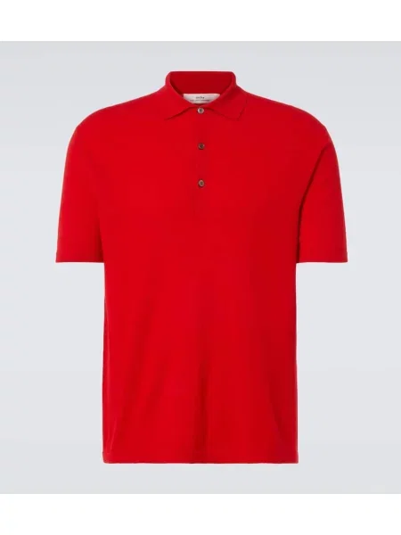 Pulover Arch4 din cașmir roșu