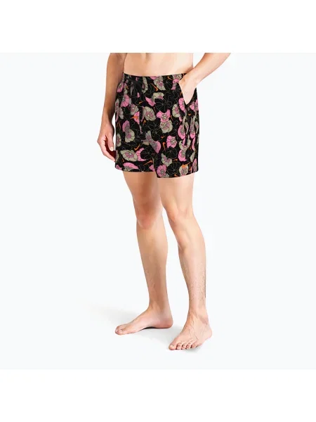 Pantaloni scurți de sport Nike cu imagine negru