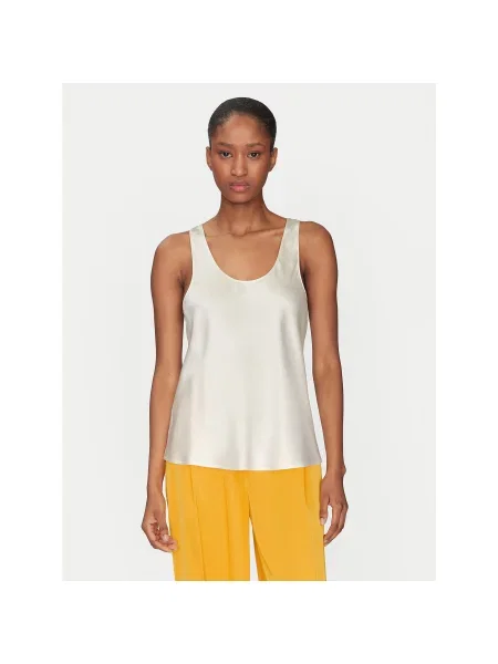 Τοπ Amalia Εκρού Regular Fit