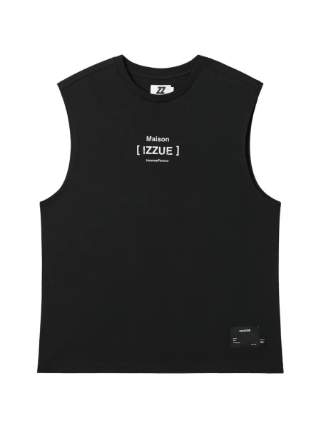 Košile Izzue s potiskem černá