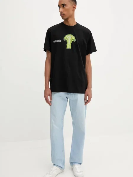 Футболка Pangaia з принтом чорний