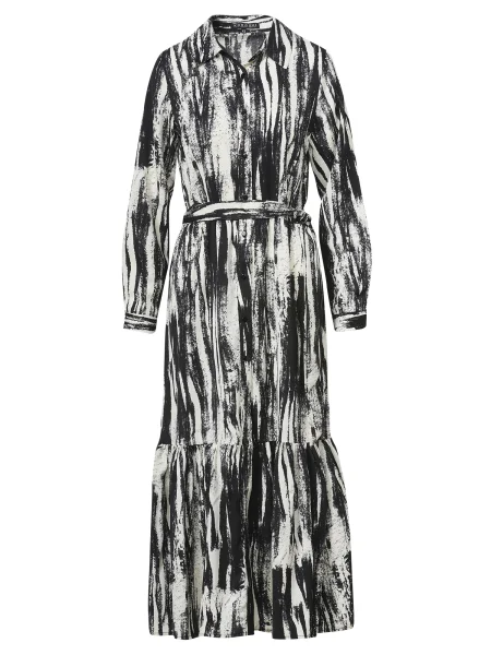 KOROSHI Rochie tip bluză negru alb