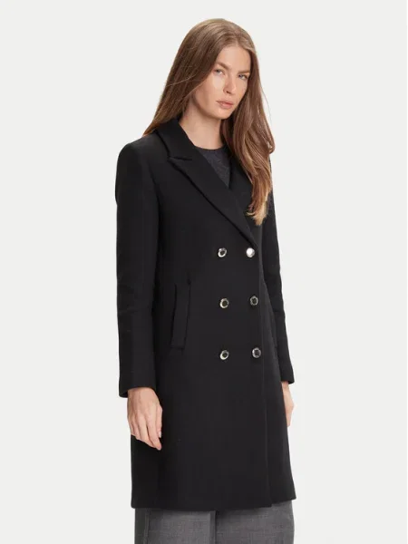 Rinascimento Palton de lână negru