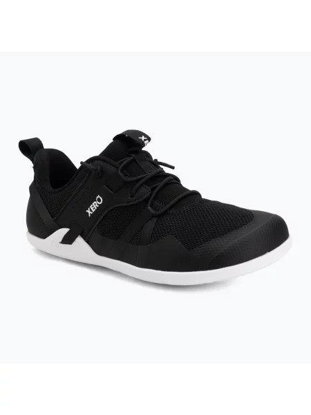 Încălțăminte barefoot pentru femei Xero Shoes Prio Easy On black/white alb