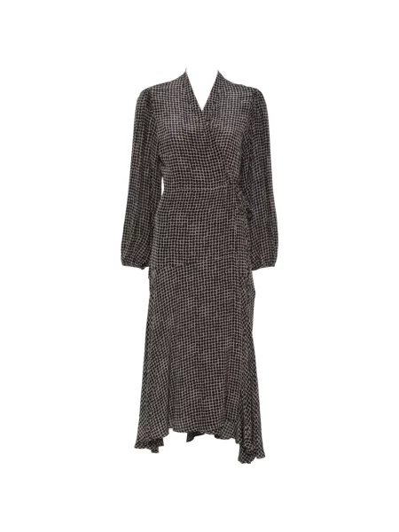 Rochie midi Marc O'polo cu buline plic maro