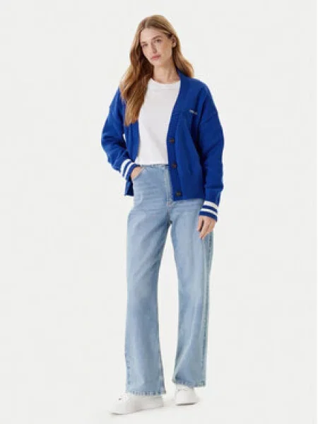 Guess Jeans Kardigan modrá
