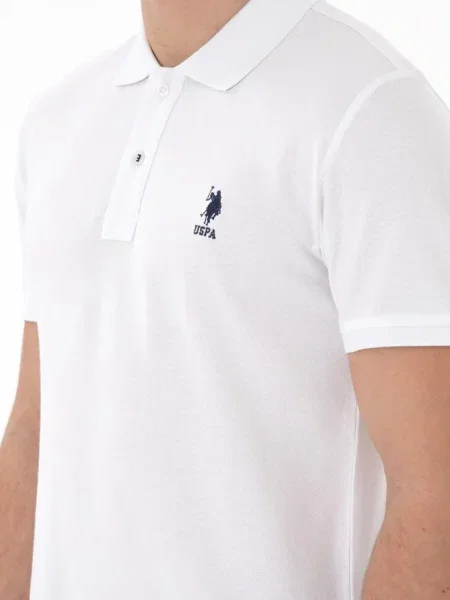 Поло U.s. Polo белое