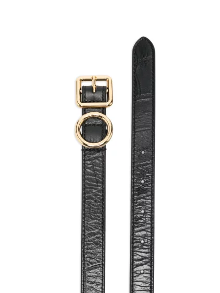 Curea Jacquemus din piele negru